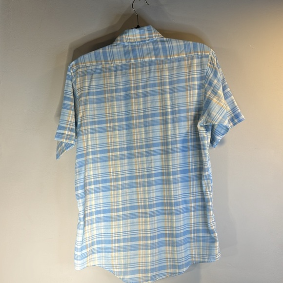 Vintage blue and tan button down - Picture 9 of 11
